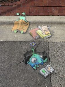 3D Trick Art by David Zinn 7 3D Trick Art by David Zinn 7