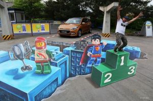 kid's world 3d trick art kid's world 3d trick art