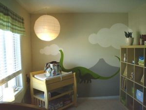 dinosaur mural 1
