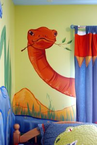 dinosaur mural 8