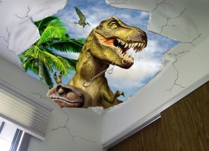 dinosaur mural 9