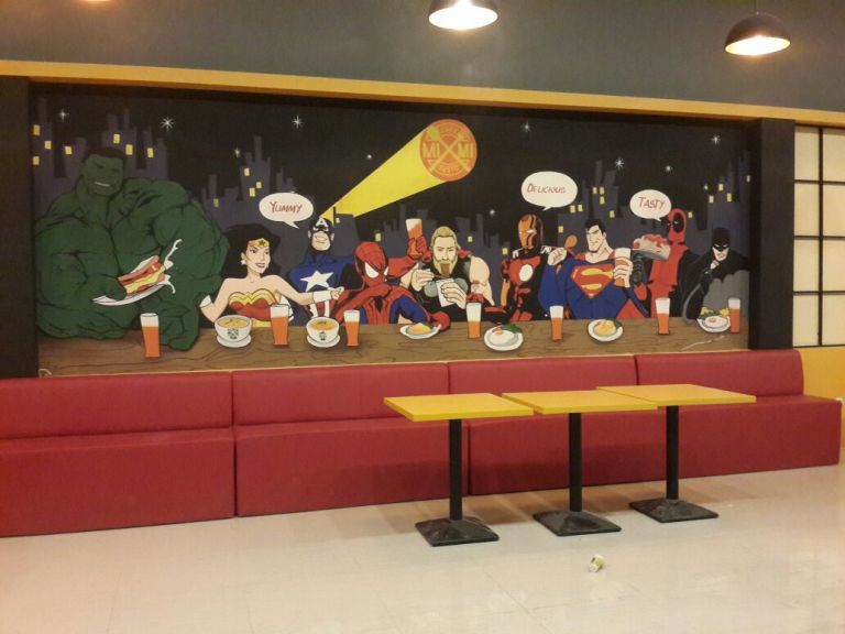 tangerang wall painting service project tangerang mural service project