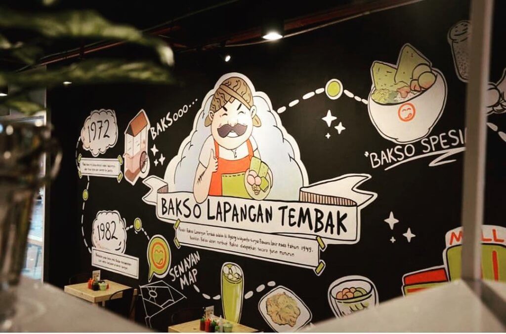 mural bakso lapangan tembak senayan tangcity