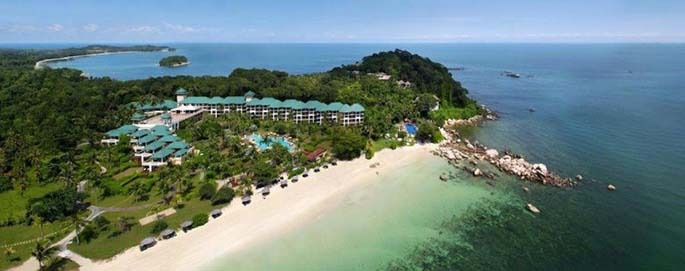 view angsana spa & resort dari atas view angsana spa & resort dari atas