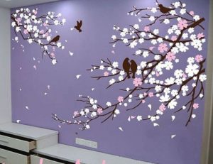 Wallpaper Dinding 3d Bunga Sakura Image Num 46