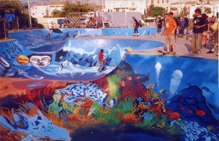 mural di skate park