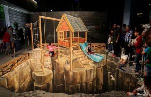 3d trick art dunia anak