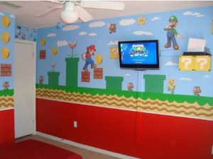 dekorasi dinding bertema super mario dekorasi dinding bertema super mario