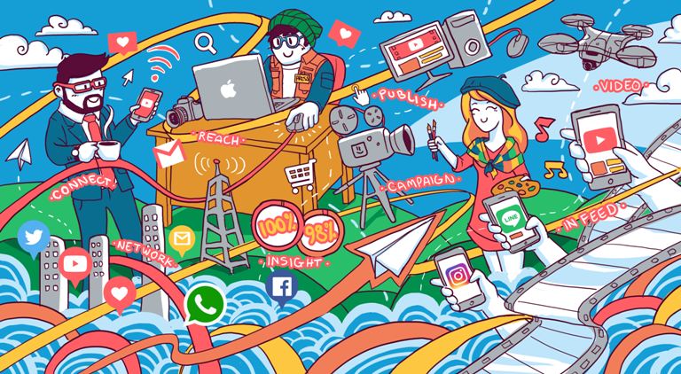 ilustrasi kantor