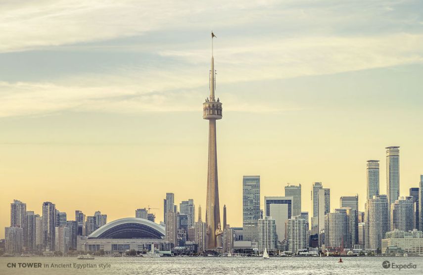 bangunan keren cn tower
