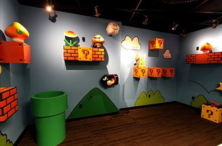 Cute and Unique Wall Decoration with the Theme of Super Mario